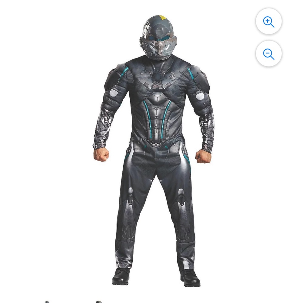 Disguise HALO Spartan Locke Muscle Costume - Kids Size 10/12